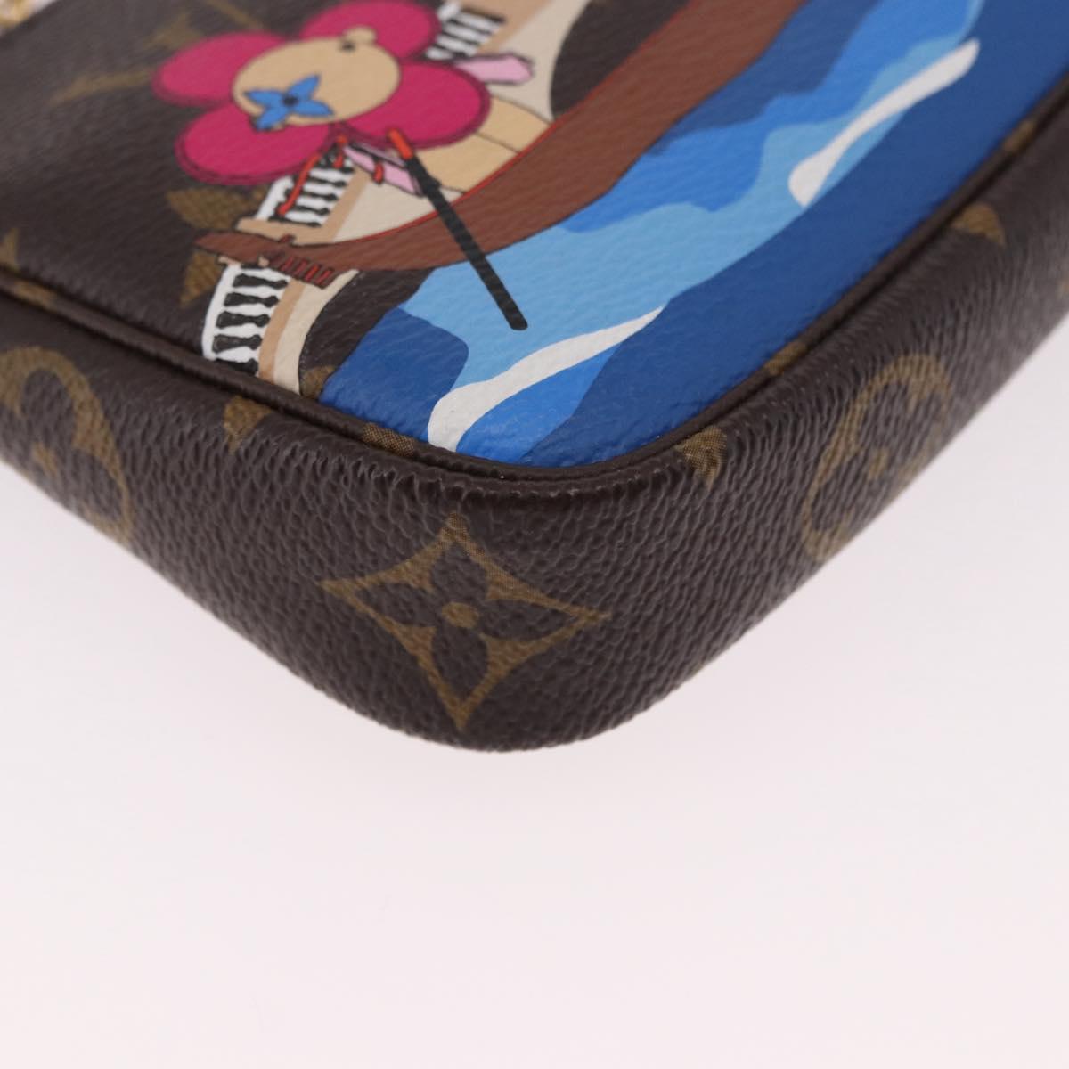 LOUIS VUITTON Vivienne Mini Pochette Accessoires Pouch M68489 Auth 191475SM