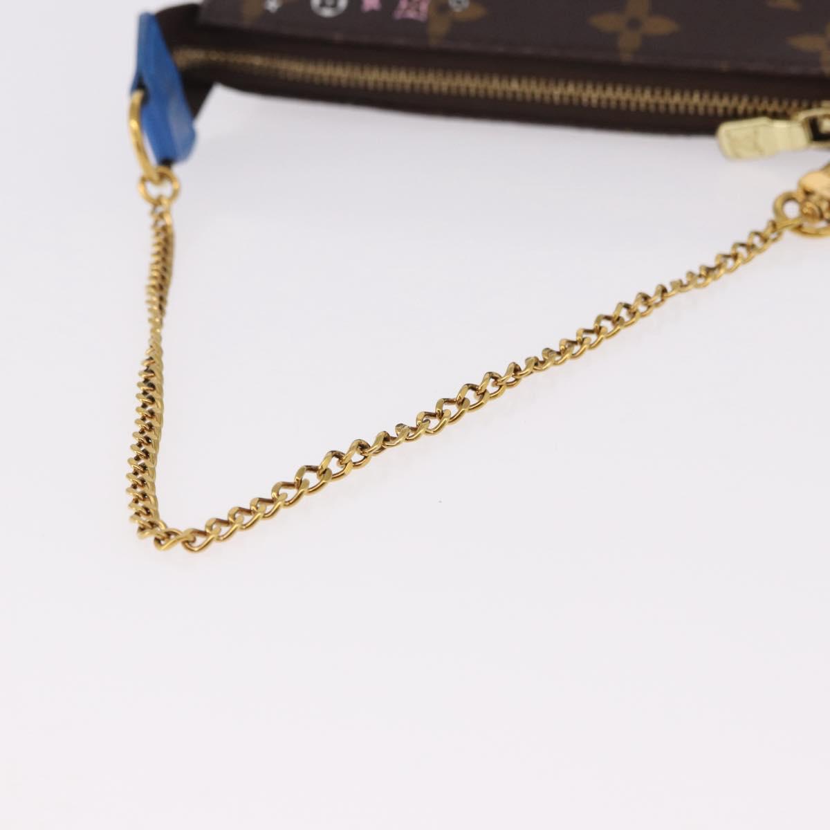 LOUIS VUITTON Vivienne Mini Pochette Accessoires Pouch M68489 Auth 191475SM