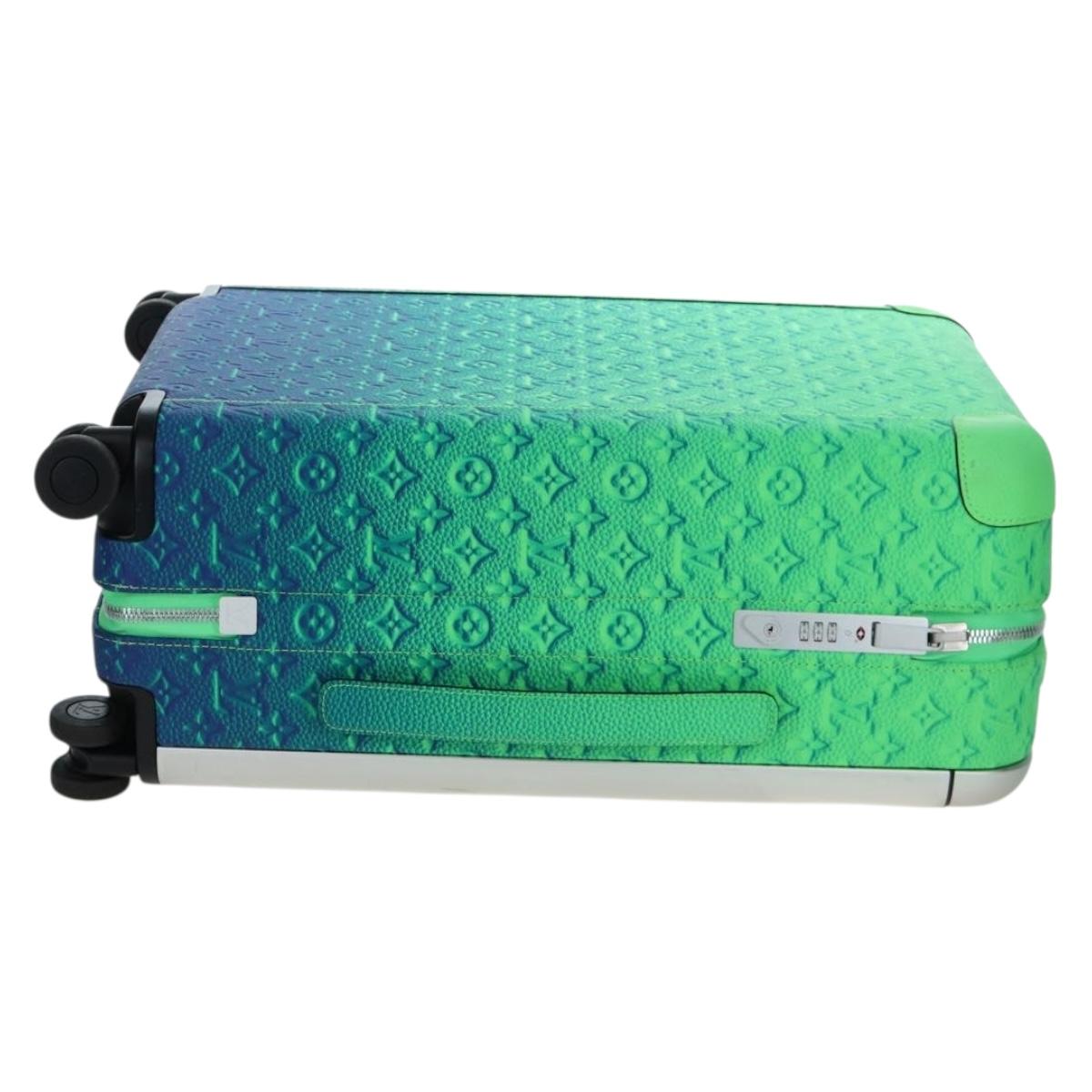 LOUIS VUITTON Taurillon Clemence Illusion Horizon 50 Suitcase Auth 191482SM