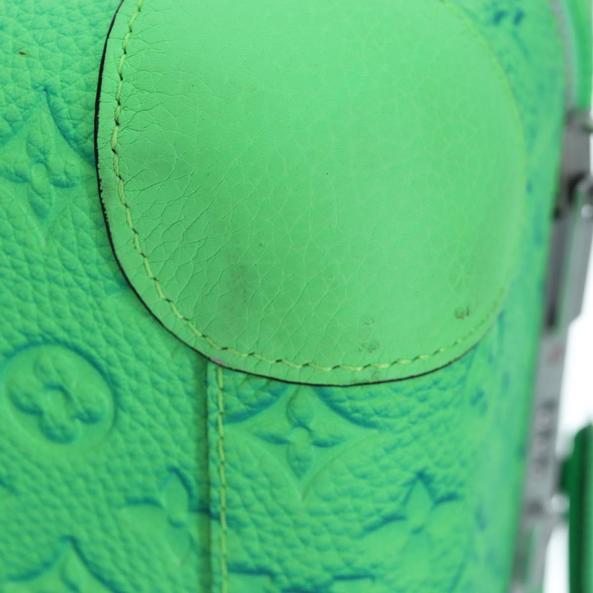 LOUIS VUITTON Taurillon Clemence Illusion Horizon 50 Suitcase Auth 191482SM