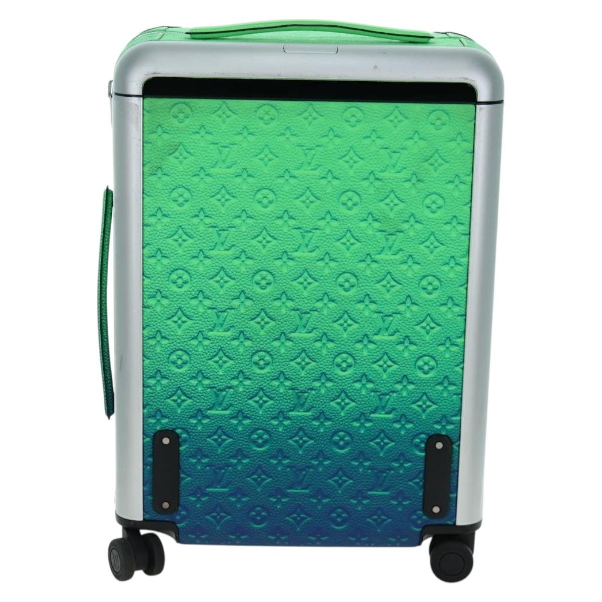 LOUIS VUITTON Taurillon Clemence Illusion Horizon 50 Suitcase Auth 191482SM