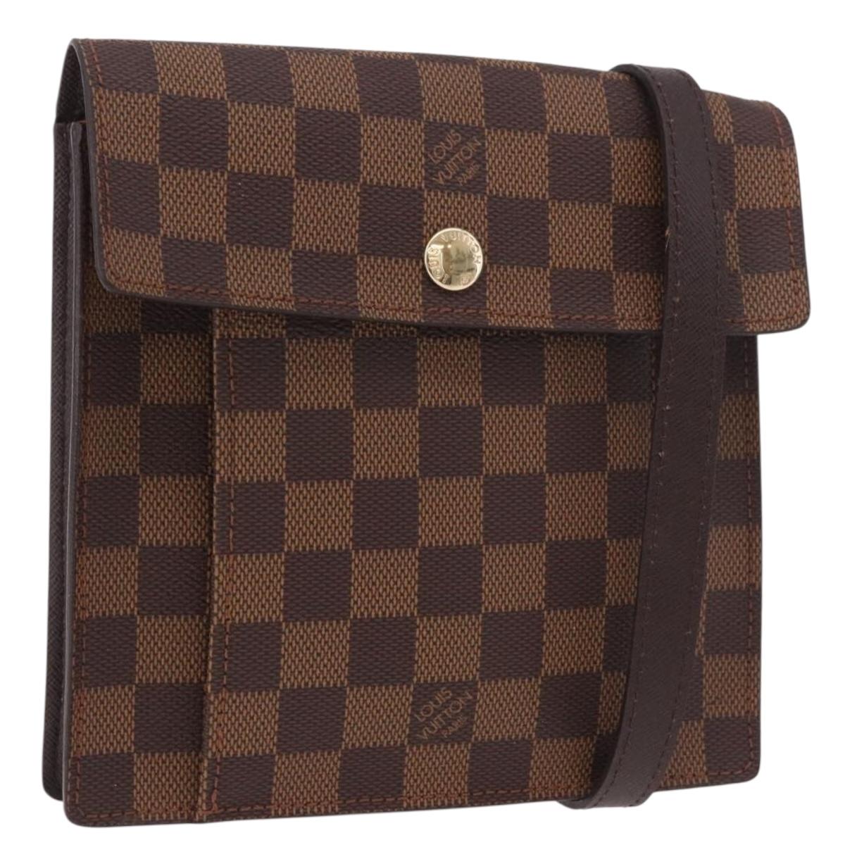 LOUIS VUITTON Damier Ebene Pimlico Shoulder Bag N45272 LV Auth 191489A