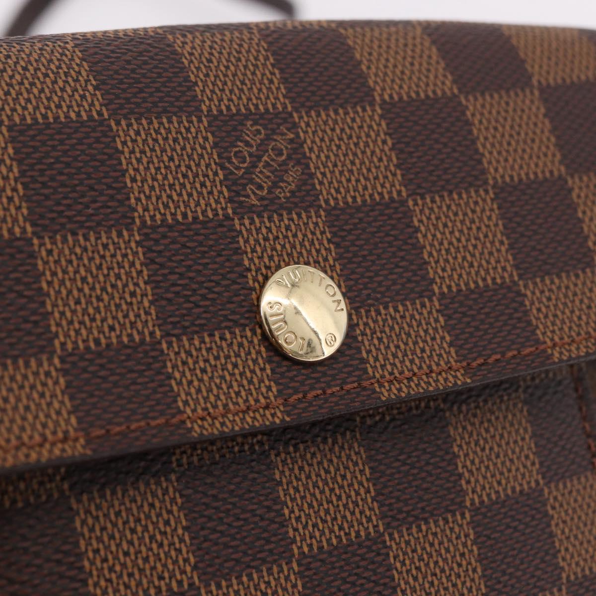 LOUIS VUITTON Damier Ebene Pimlico Shoulder Bag N45272 LV Auth 191489A