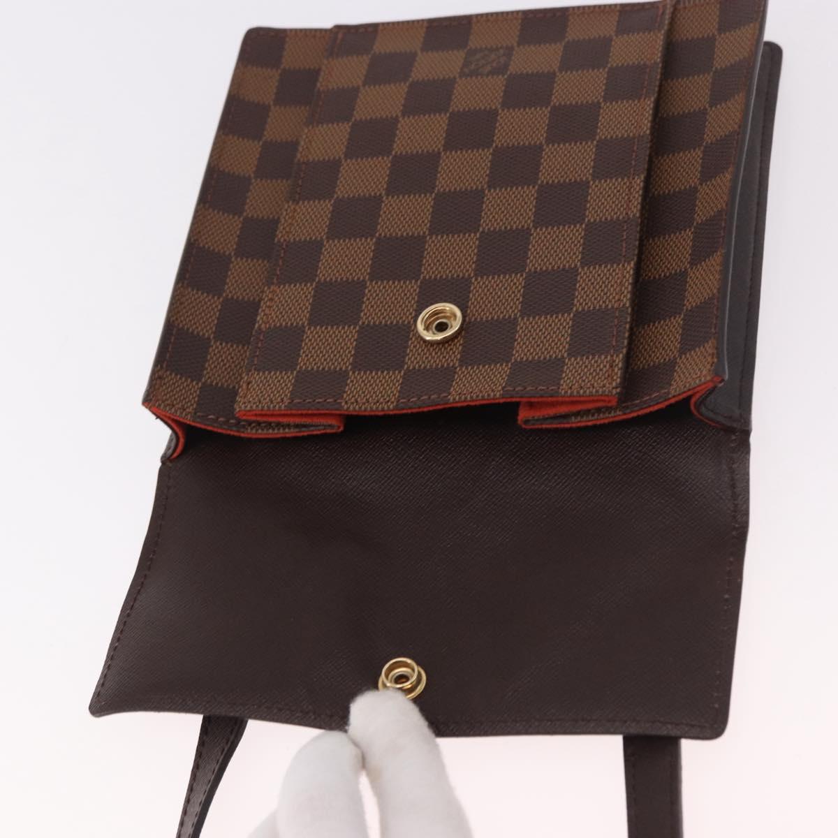 LOUIS VUITTON Damier Ebene Pimlico Shoulder Bag N45272 LV Auth 191489A