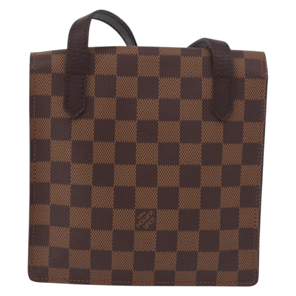 LOUIS VUITTON Damier Ebene Pimlico Shoulder Bag N45272 LV Auth 191489A