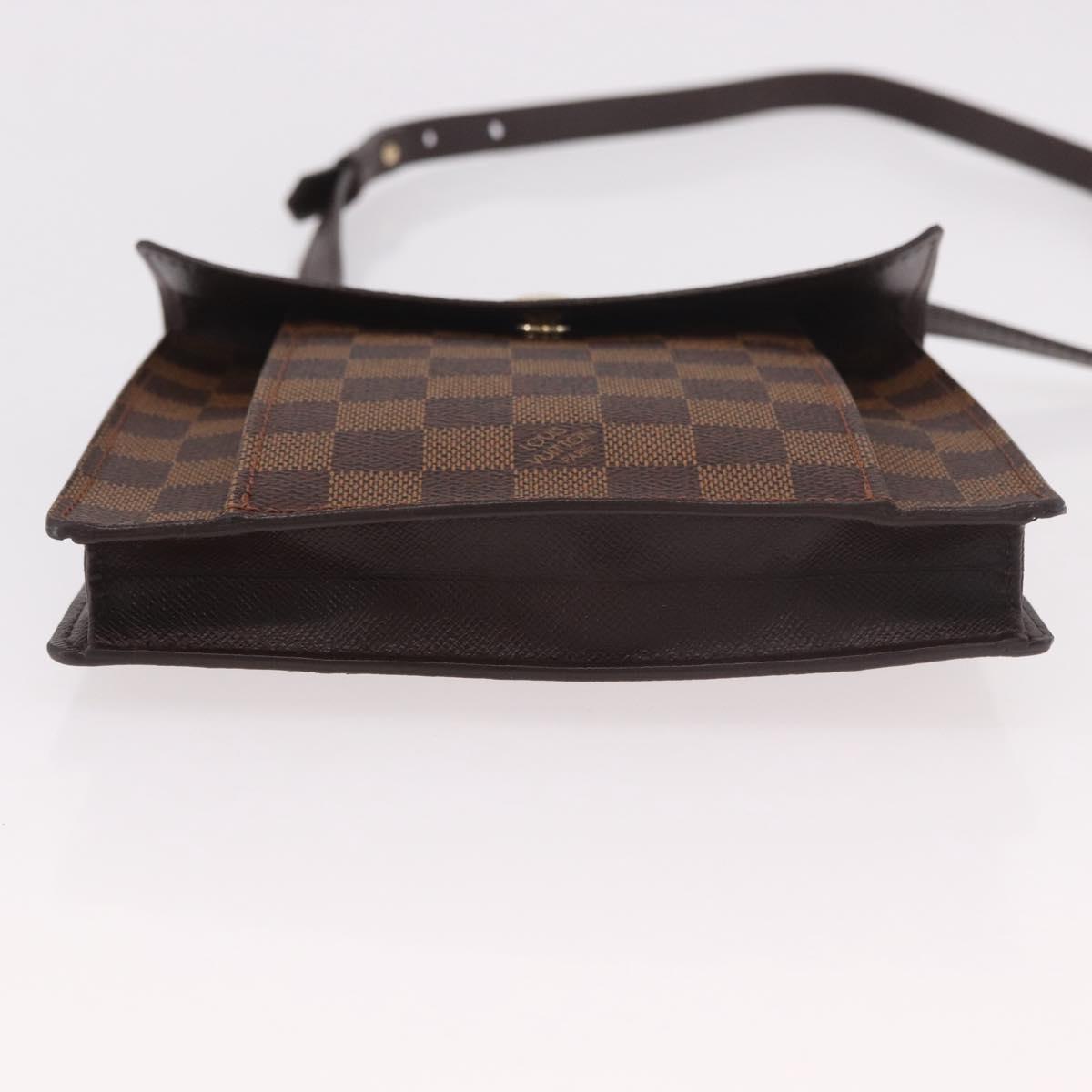 LOUIS VUITTON Damier Ebene Pimlico Shoulder Bag N45272 LV Auth 191489A