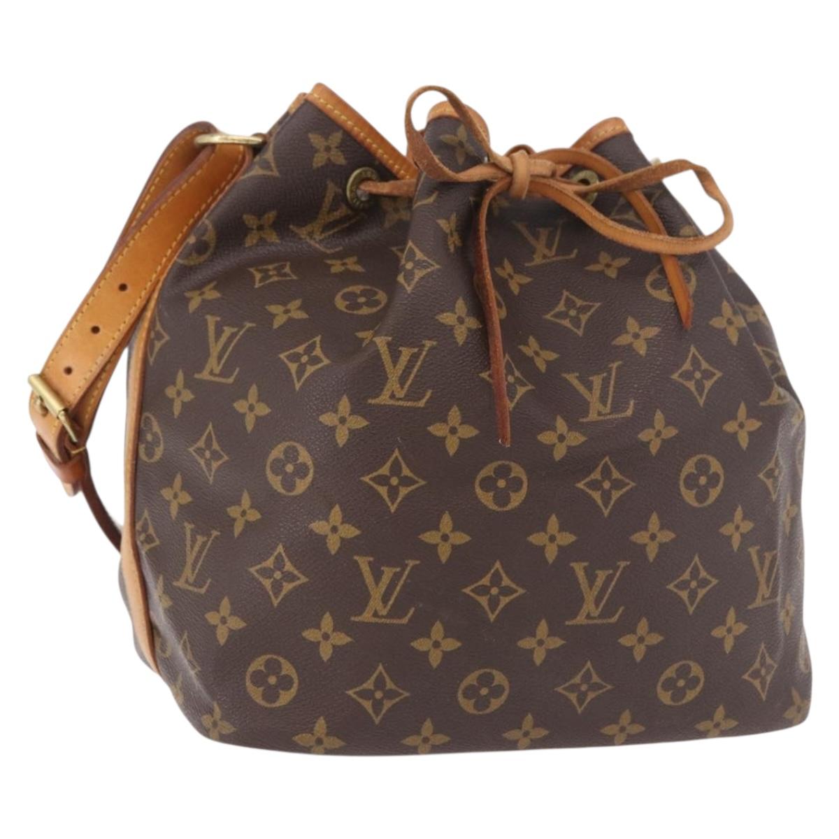 LOUIS VUITTON Monogram Petit Noe Shoulder Bag M42226 LV Auth 191492A