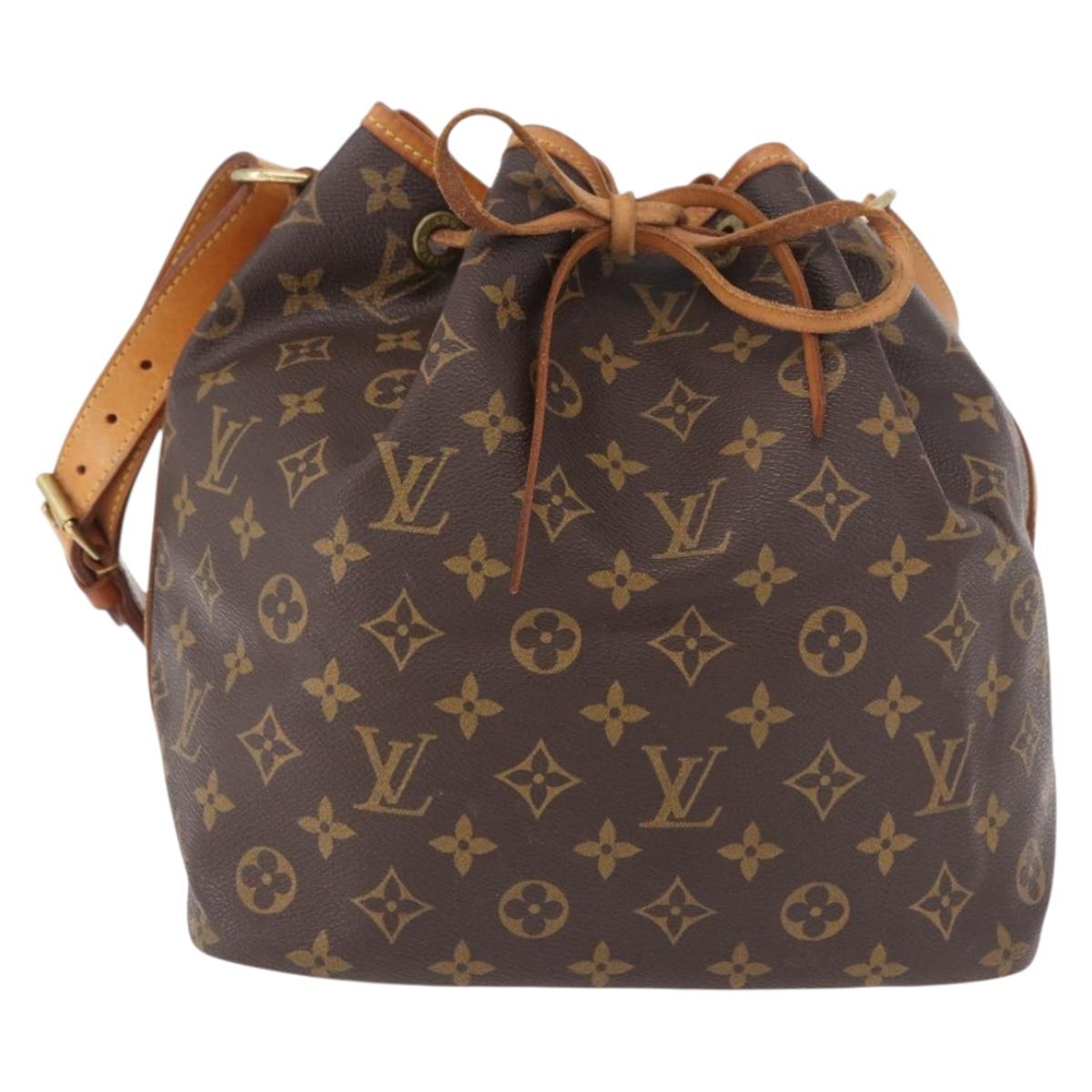 LOUIS VUITTON Monogram Petit Noe Shoulder Bag M42226 LV Auth 191492A