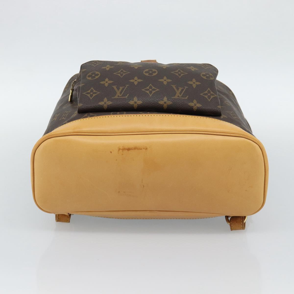 LOUIS VUITTON Monogram Montsouris GM Backpack M51135 LV Auth 191496