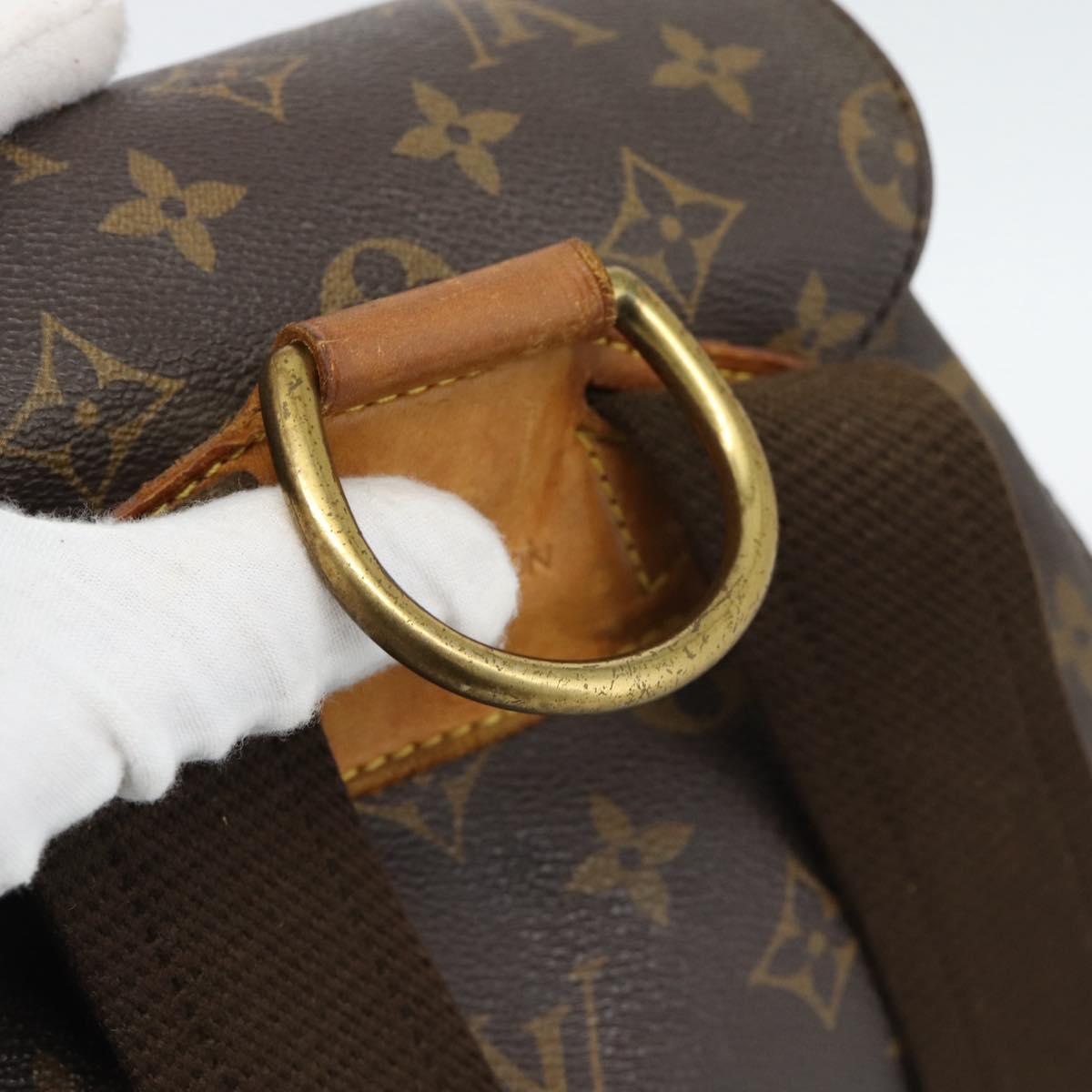 LOUIS VUITTON Monogram Montsouris GM Backpack M51135 LV Auth 191496