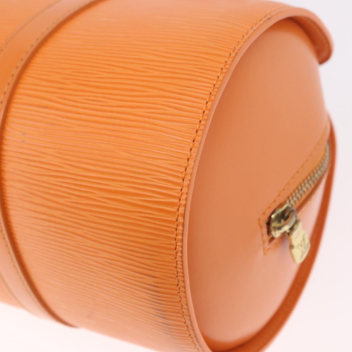 LOUIS VUITTON Epi Soufflot Hand Bag Orange M5222H LV Auth 191497A