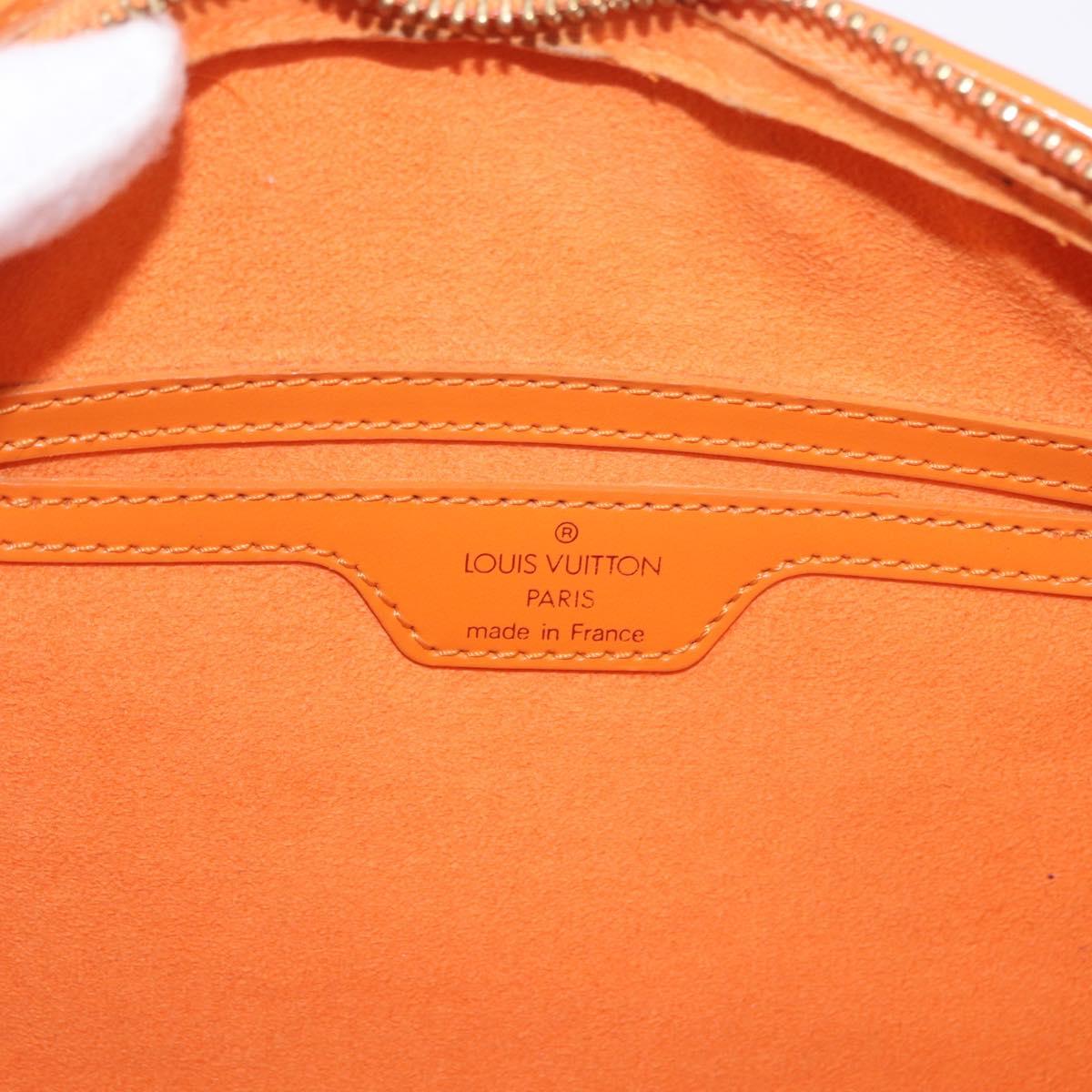 LOUIS VUITTON Epi Soufflot Hand Bag Orange M5222H LV Auth 191497A