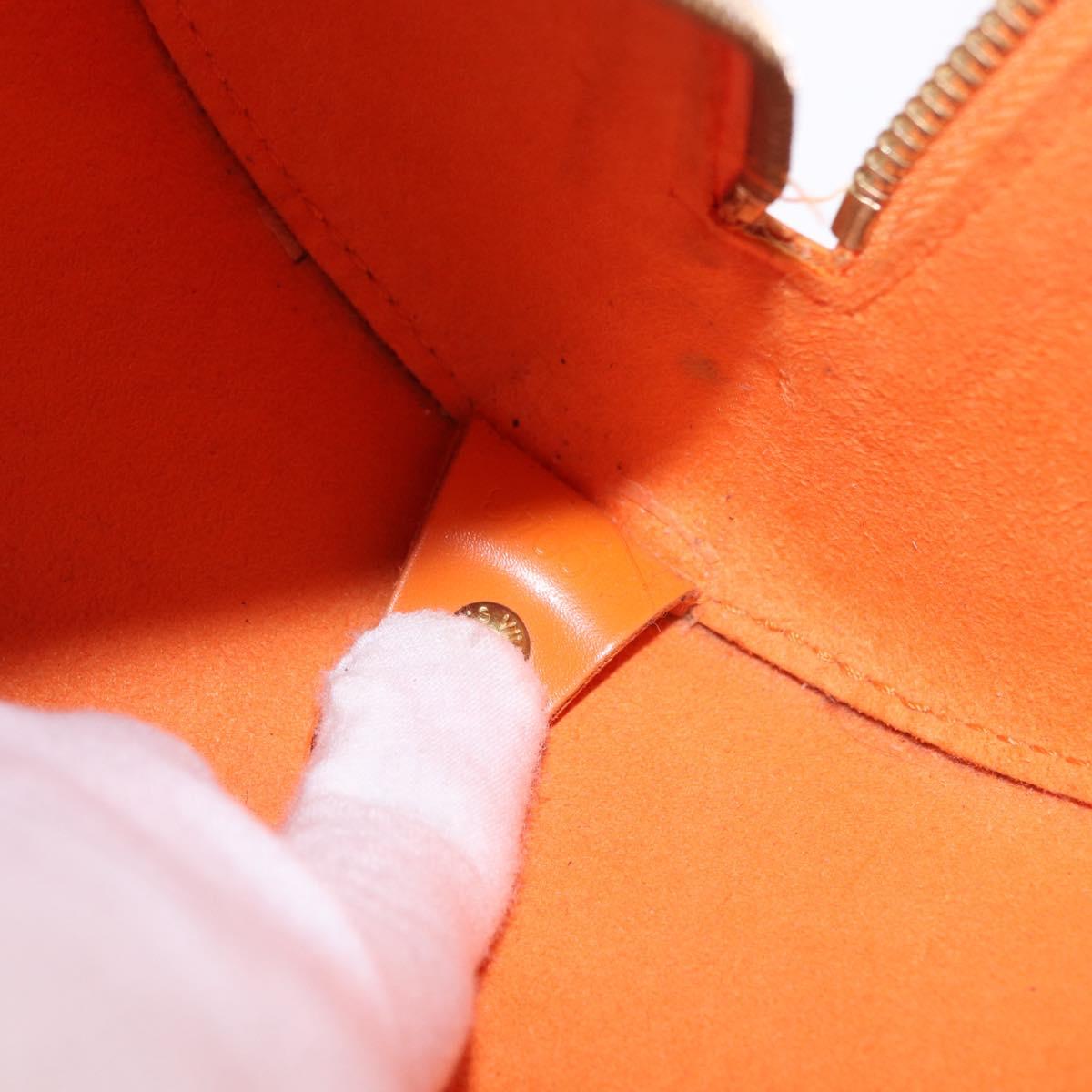 LOUIS VUITTON Epi Soufflot Hand Bag Orange M5222H LV Auth 191497A
