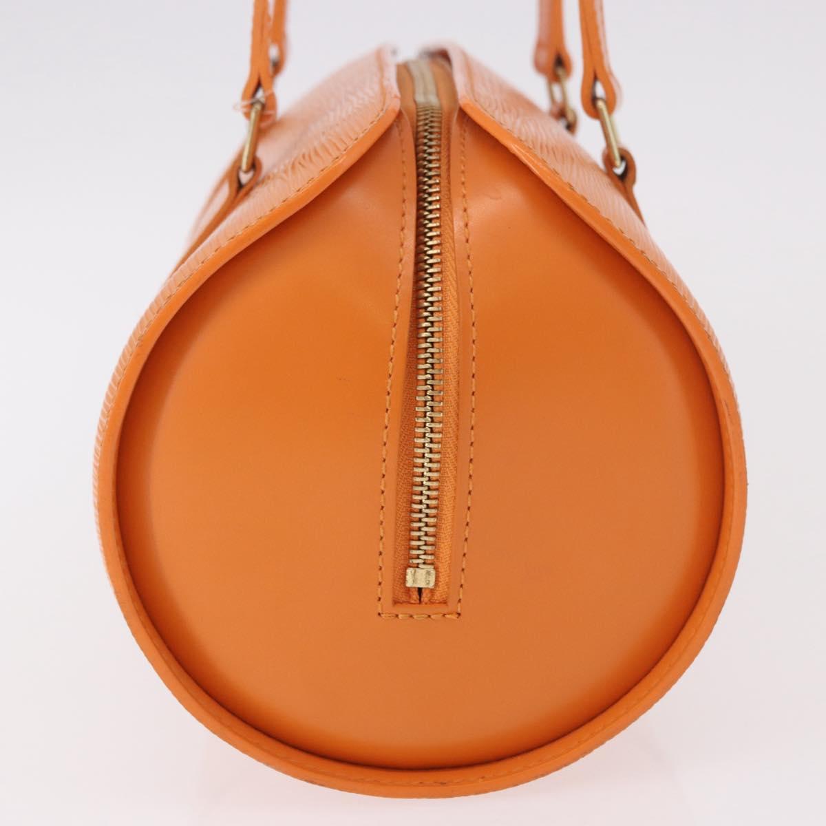 LOUIS VUITTON Epi Soufflot Hand Bag Orange M5222H LV Auth 191497A