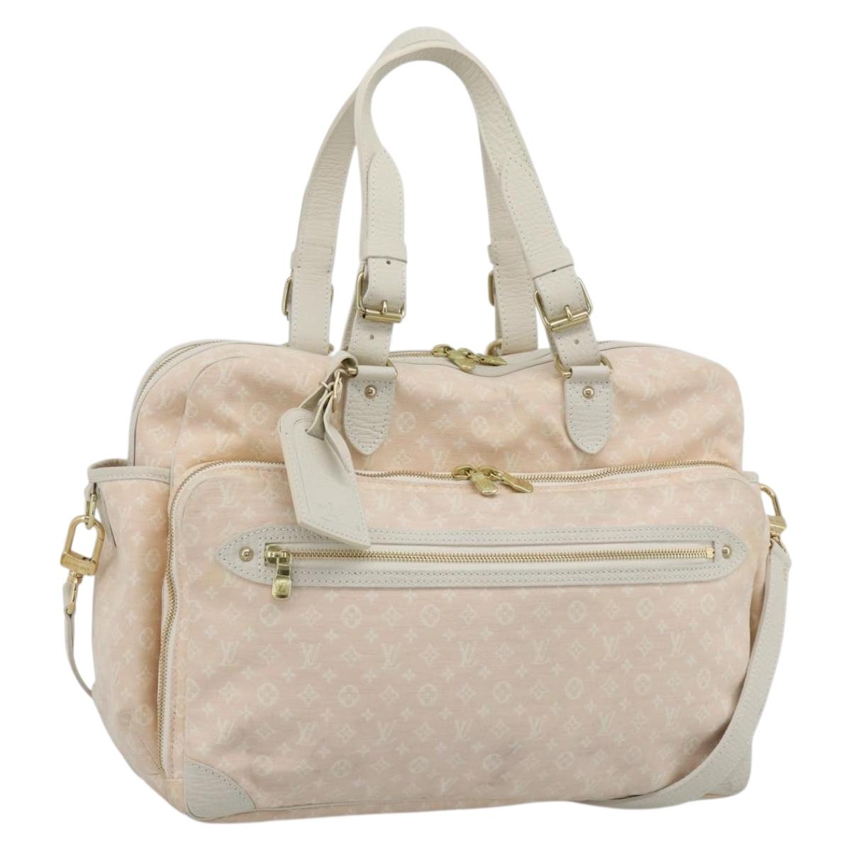 LOUIS VUITTON Monogram Mini Lin Sac Arange Shoulder Bag Rose M95255 Auth 191500