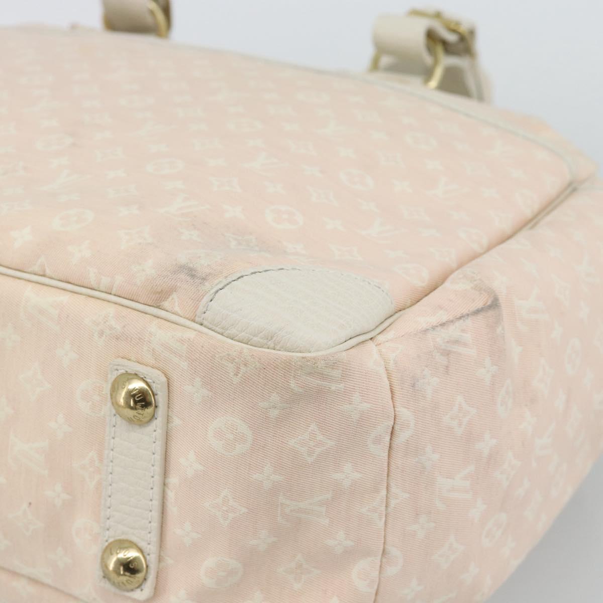 LOUIS VUITTON Monogram Mini Lin Sac Arange Shoulder Bag Rose M95255 Auth 191500