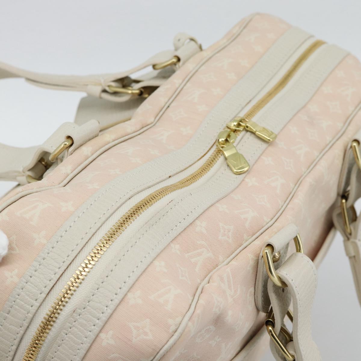 LOUIS VUITTON Monogram Mini Lin Sac Arange Shoulder Bag Rose M95255 Auth 191500