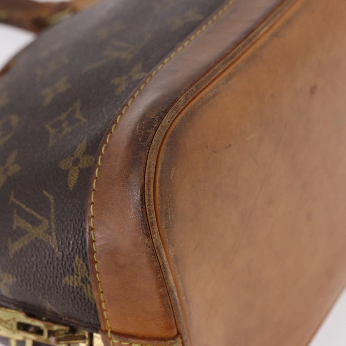 LOUIS VUITTON Monogram Alma Hand Bag M51130 LV Auth 191501