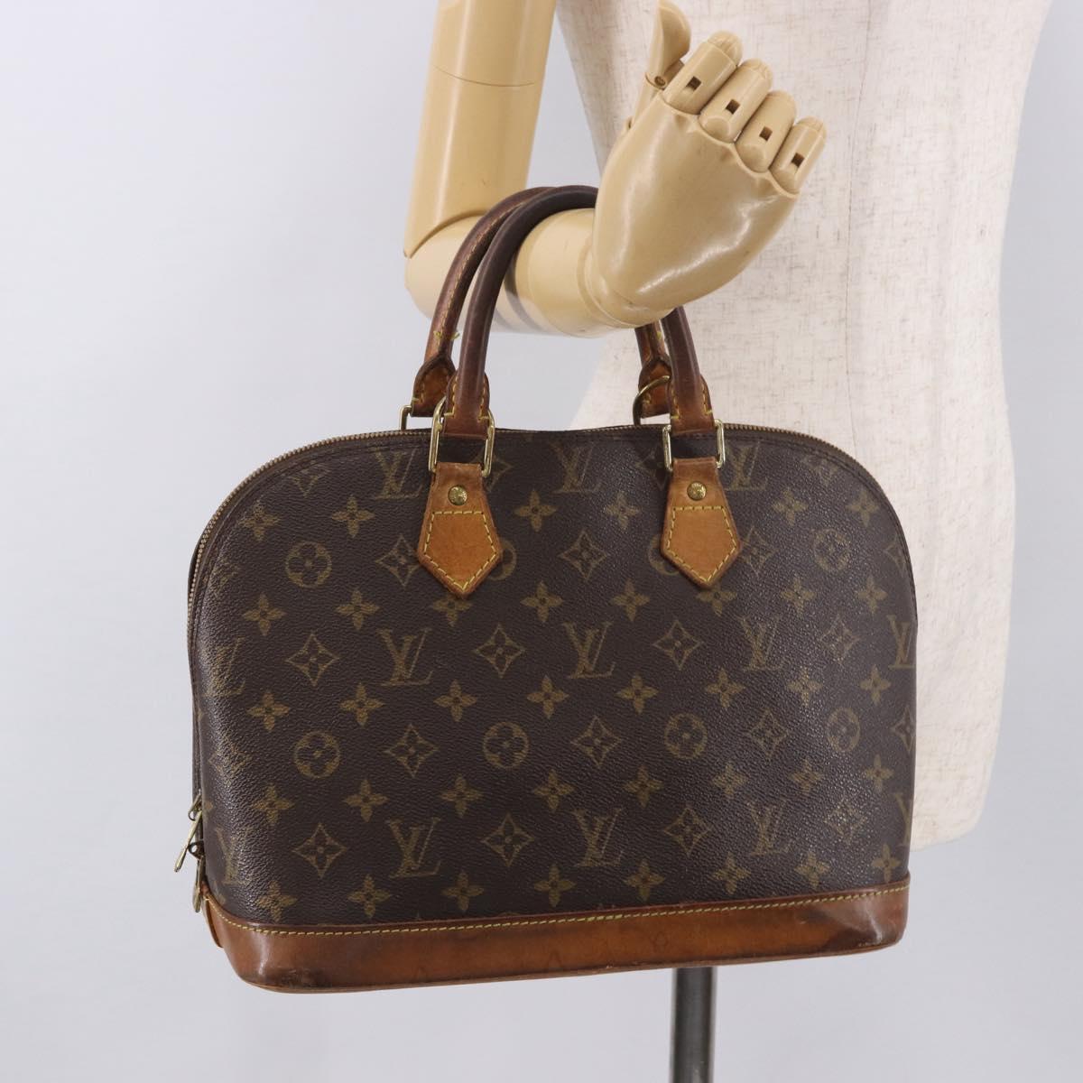 LOUIS VUITTON Monogram Alma Hand Bag M51130 LV Auth 191501