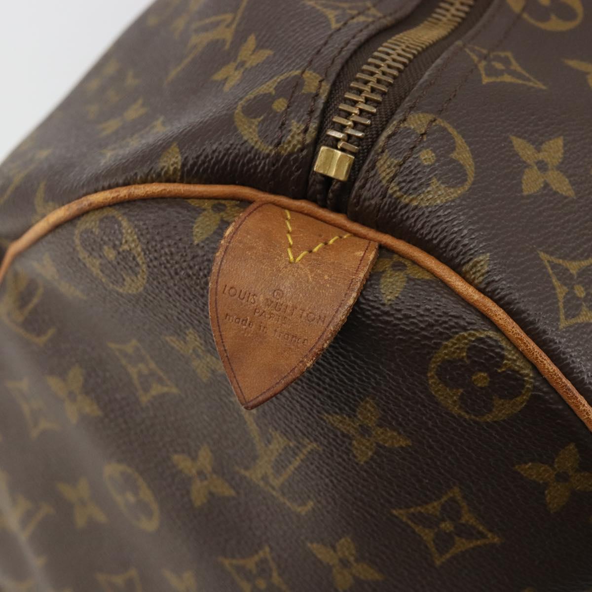 LOUIS VUITTON Monogram Keepall 50 Boston Bag M41426 LV Auth 191503