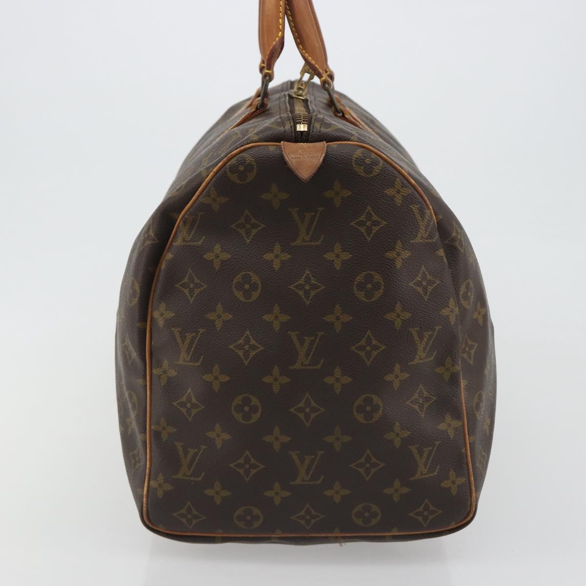 LOUIS VUITTON Monogram Keepall 50 Boston Bag M41426 LV Auth 191503