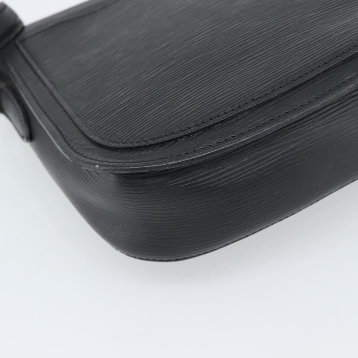 LOUIS VUITTON Epi Saint Cloud GM Shoulder Bag Black M52192 LV Auth 191506