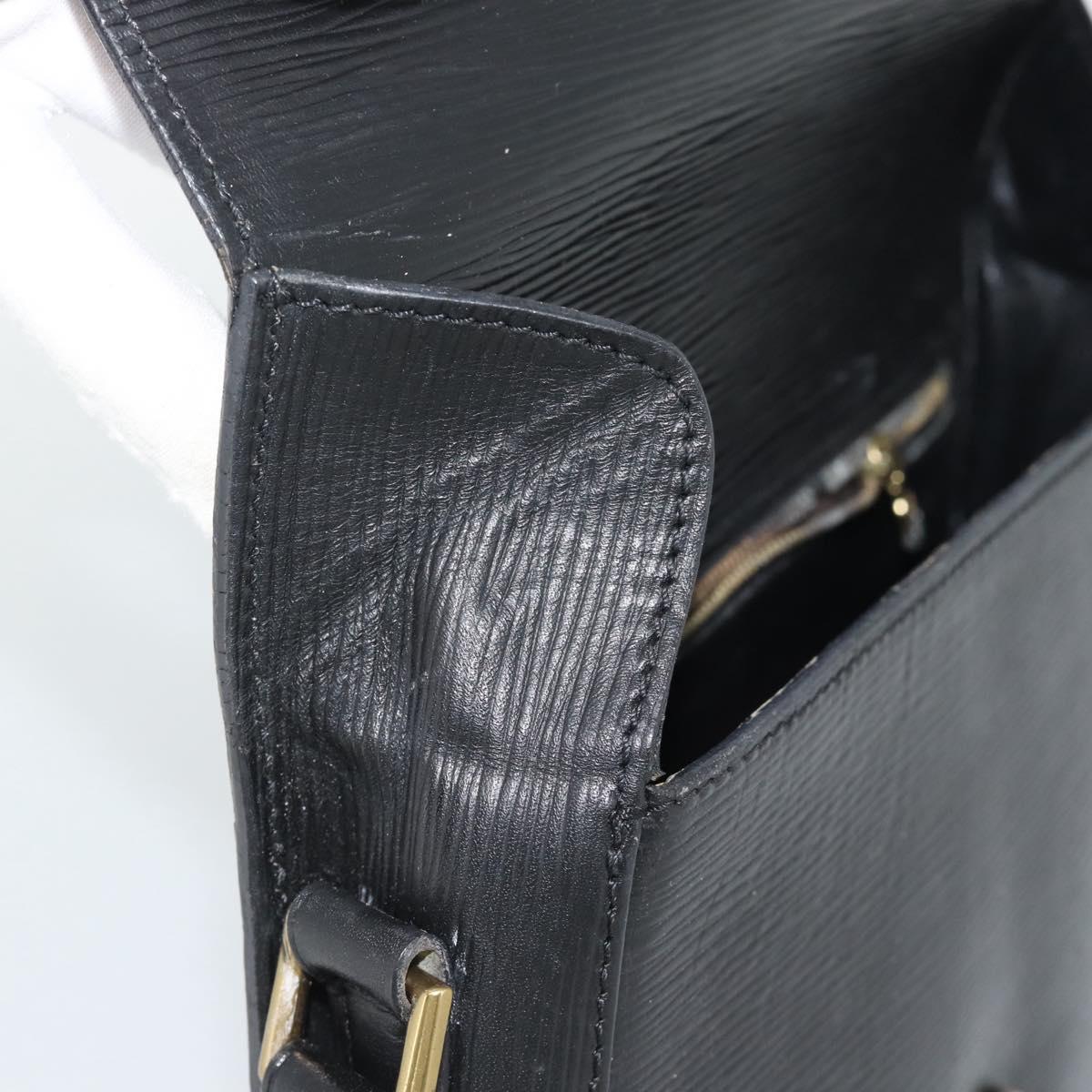 LOUIS VUITTON Epi Saint Cloud GM Shoulder Bag Black M52192 LV Auth 191506