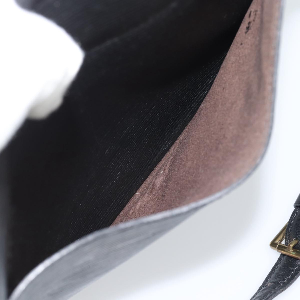 LOUIS VUITTON Epi Saint Cloud GM Shoulder Bag Black M52192 LV Auth 191506