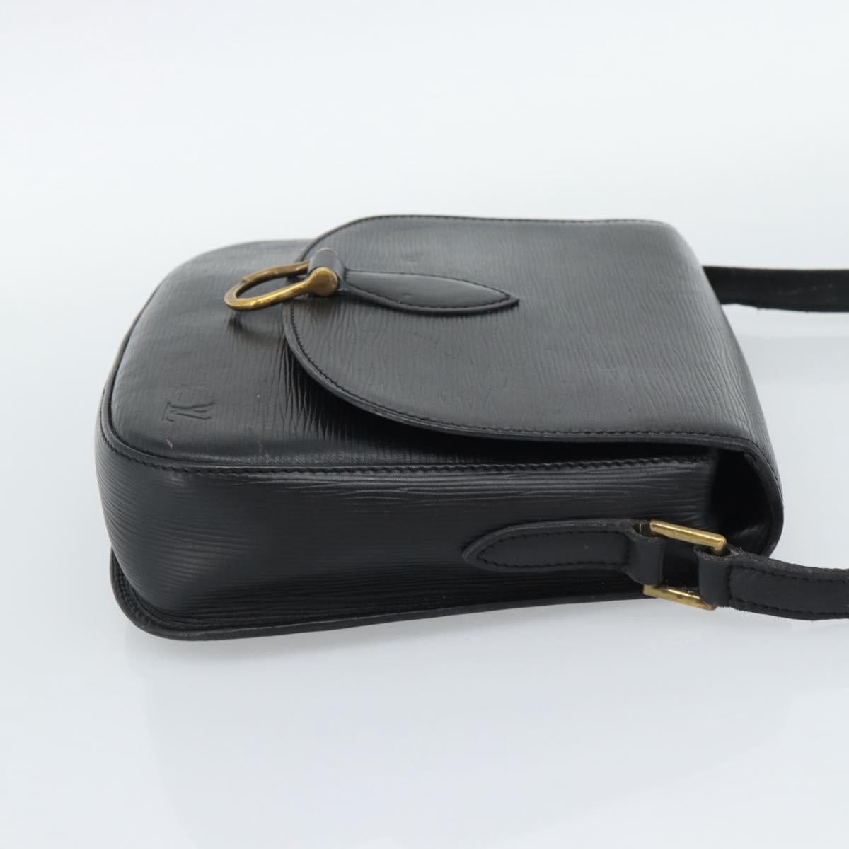 LOUIS VUITTON Epi Saint Cloud GM Shoulder Bag Black M52192 LV Auth 191506