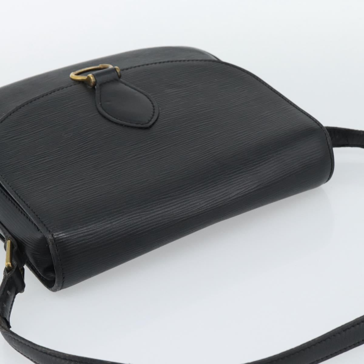 LOUIS VUITTON Epi Saint Cloud GM Shoulder Bag Black M52192 LV Auth 191506