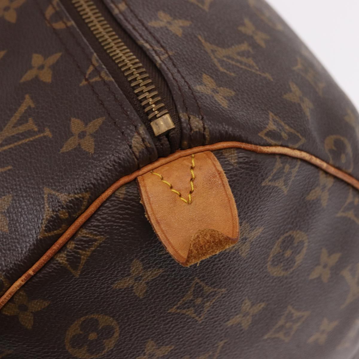 LOUIS VUITTON Monogram Keepall 55 Boston Bag M41424 LV Auth 191508