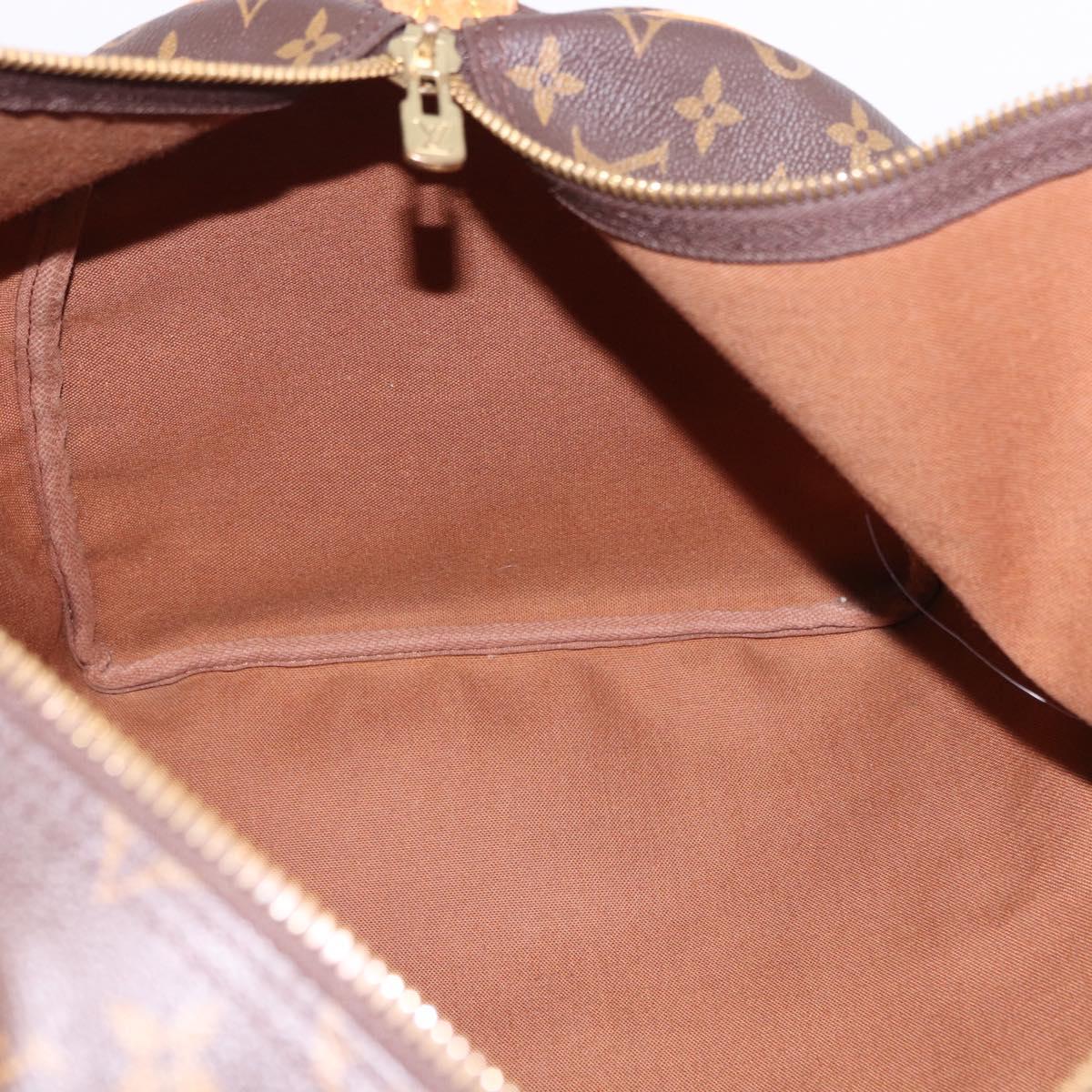 LOUIS VUITTON Monogram Keepall 55 Boston Bag M41424 LV Auth 191508
