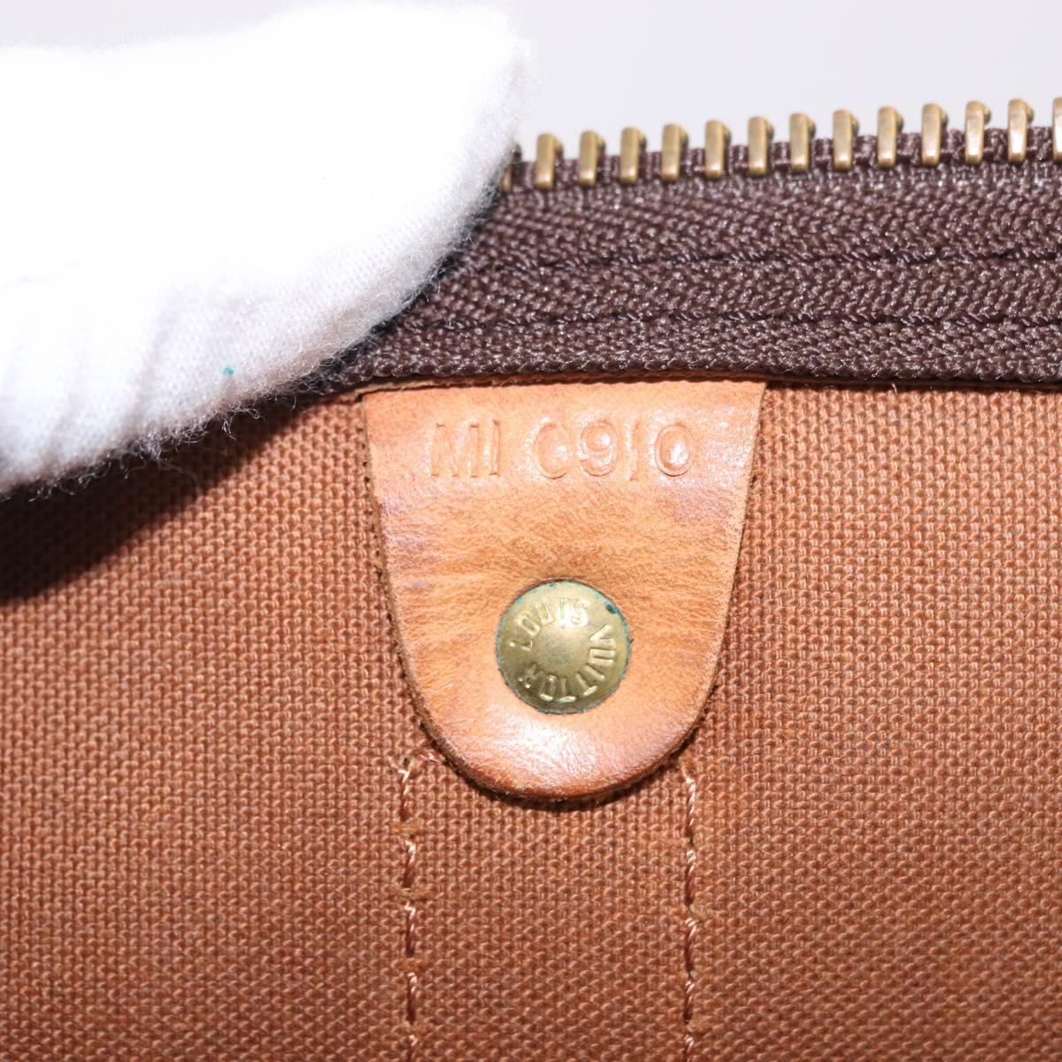 LOUIS VUITTON Monogram Keepall 55 Boston Bag M41424 LV Auth 191508
