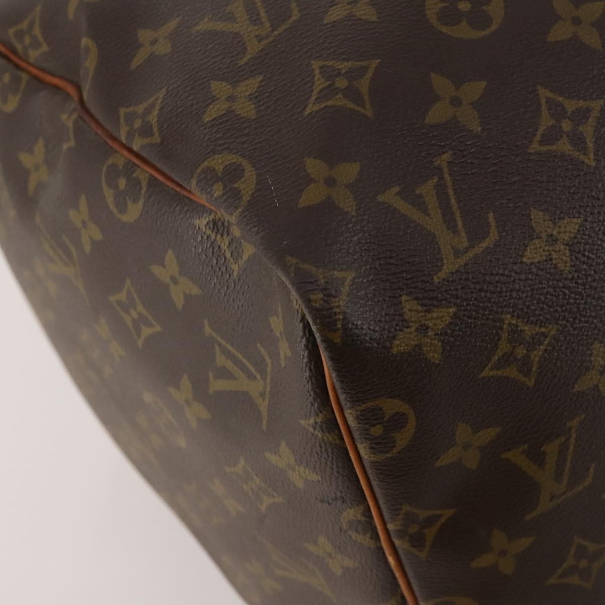 LOUIS VUITTON Monogram Keepall 55 Boston Bag M41424 LV Auth 191510