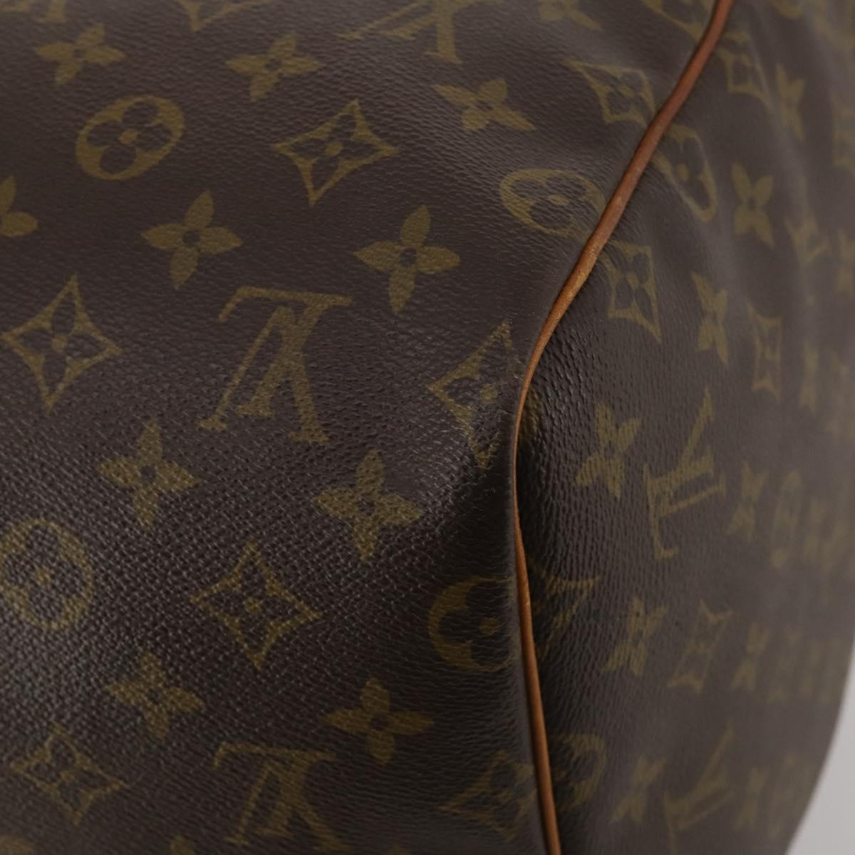 LOUIS VUITTON Monogram Keepall 55 Boston Bag M41424 LV Auth 191510