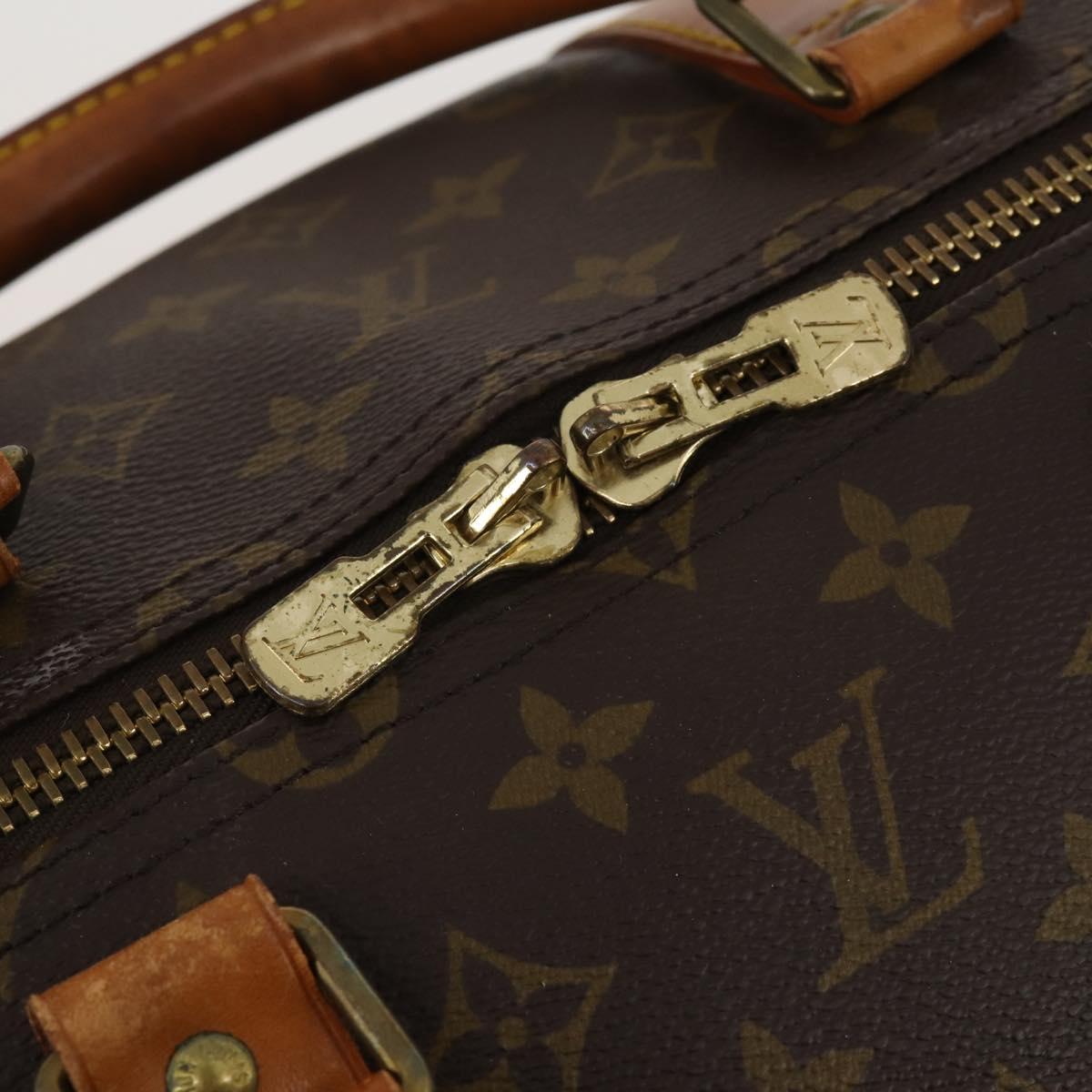 LOUIS VUITTON Monogram Keepall 55 Boston Bag M41424 LV Auth 191510