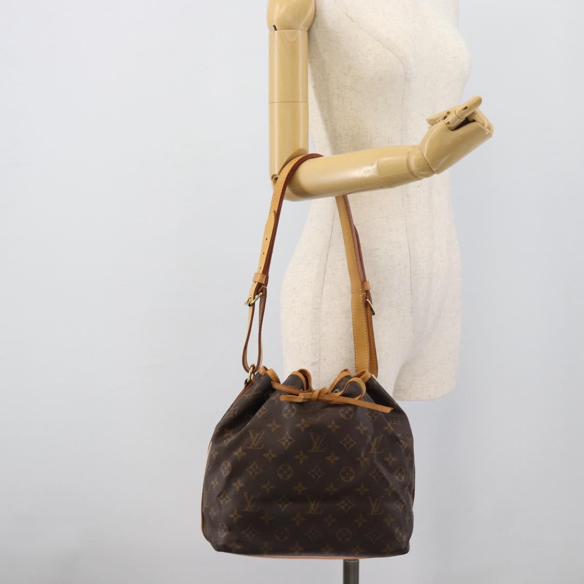 LOUIS VUITTON Monogram Petit Noe Shoulder Bag M42226 LV Auth 191511A