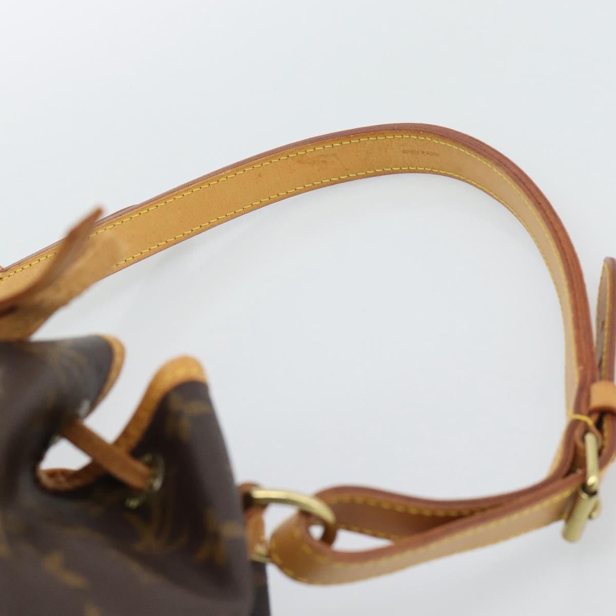 LOUIS VUITTON Monogram Petit Noe Shoulder Bag M42226 LV Auth 191511A