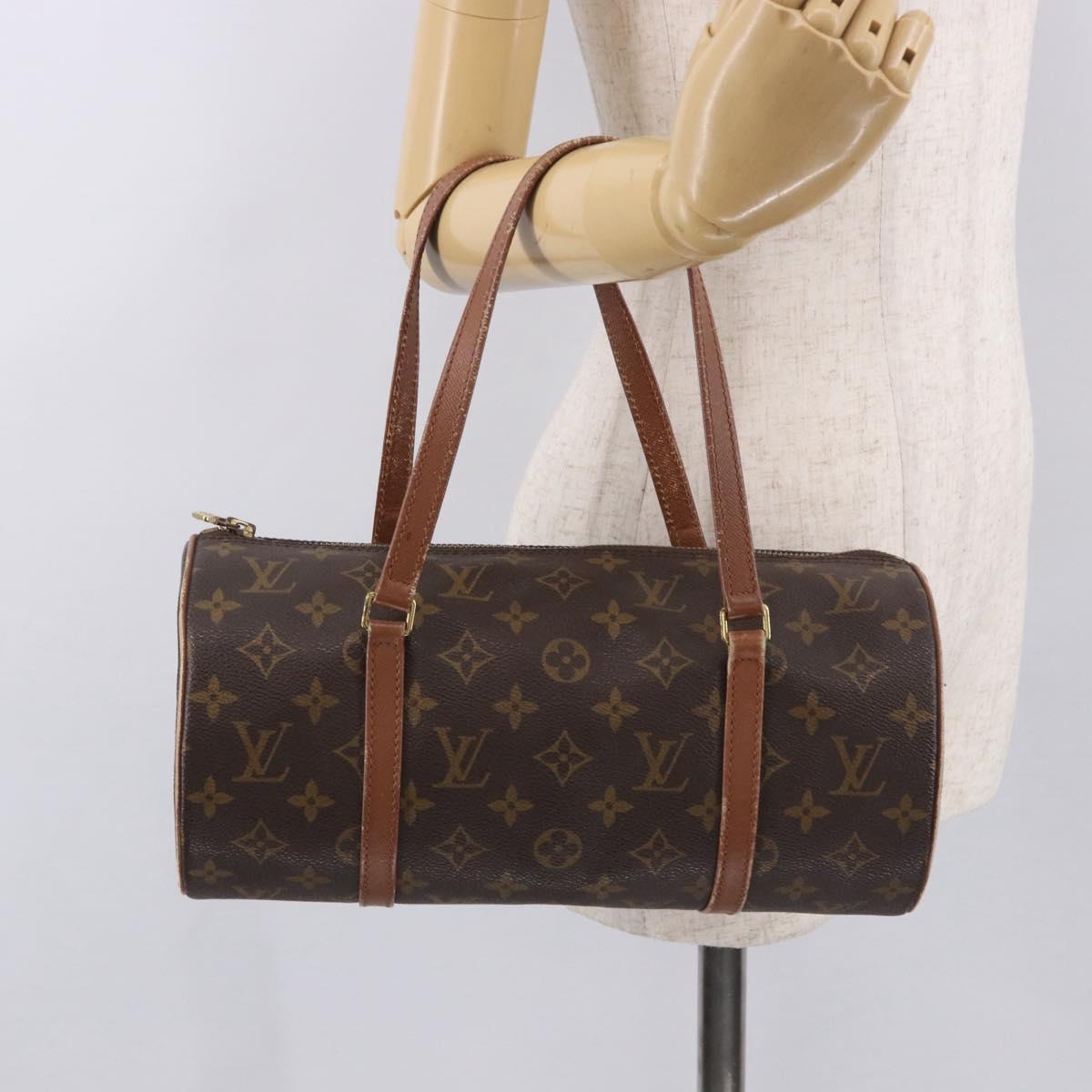 LOUIS VUITTON Monogram Papillon 30 Hand Bag M51365 LV Auth 191512