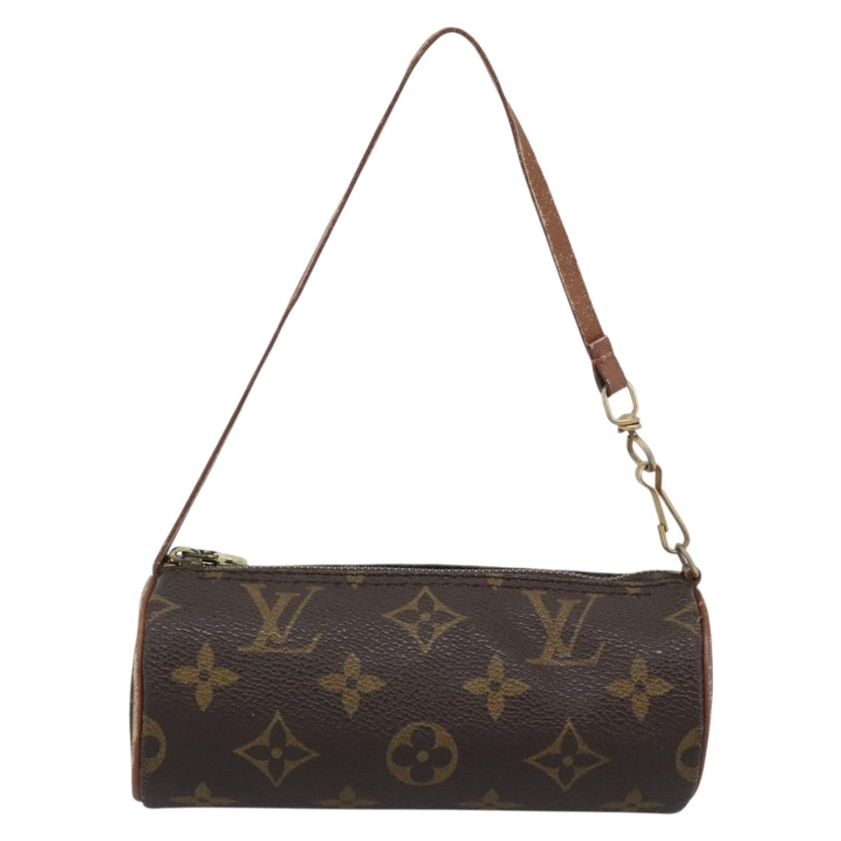 LOUIS VUITTON Monogram Papillon Pouch LV Auth 191513