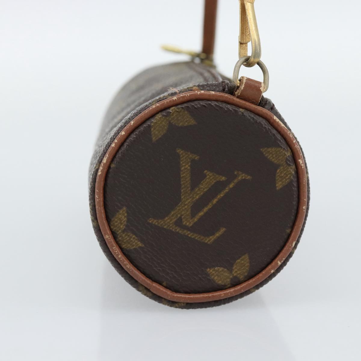 LOUIS VUITTON Monogram Papillon Pouch LV Auth 191513