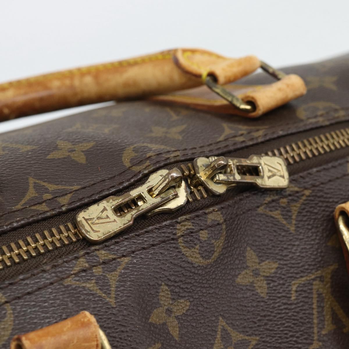 LOUIS VUITTON Monogram Keepall Bandouliere 45 Boston Bag M41418 LV Auth 191514