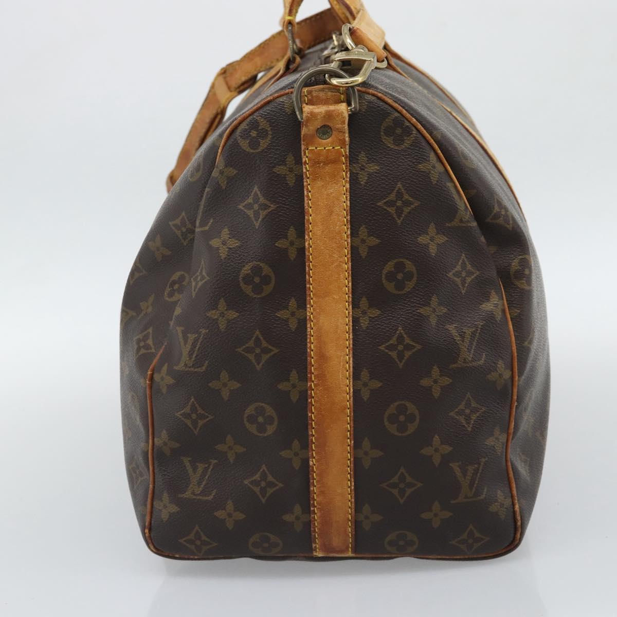LOUIS VUITTON Monogram Keepall Bandouliere 45 Boston Bag M41418 LV Auth 191514