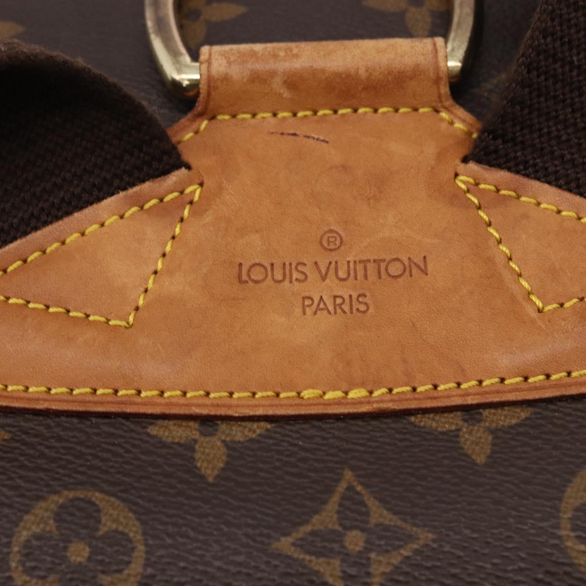LOUIS VUITTON Monogram Montsouris GM Backpack M51135 LV Auth 191518