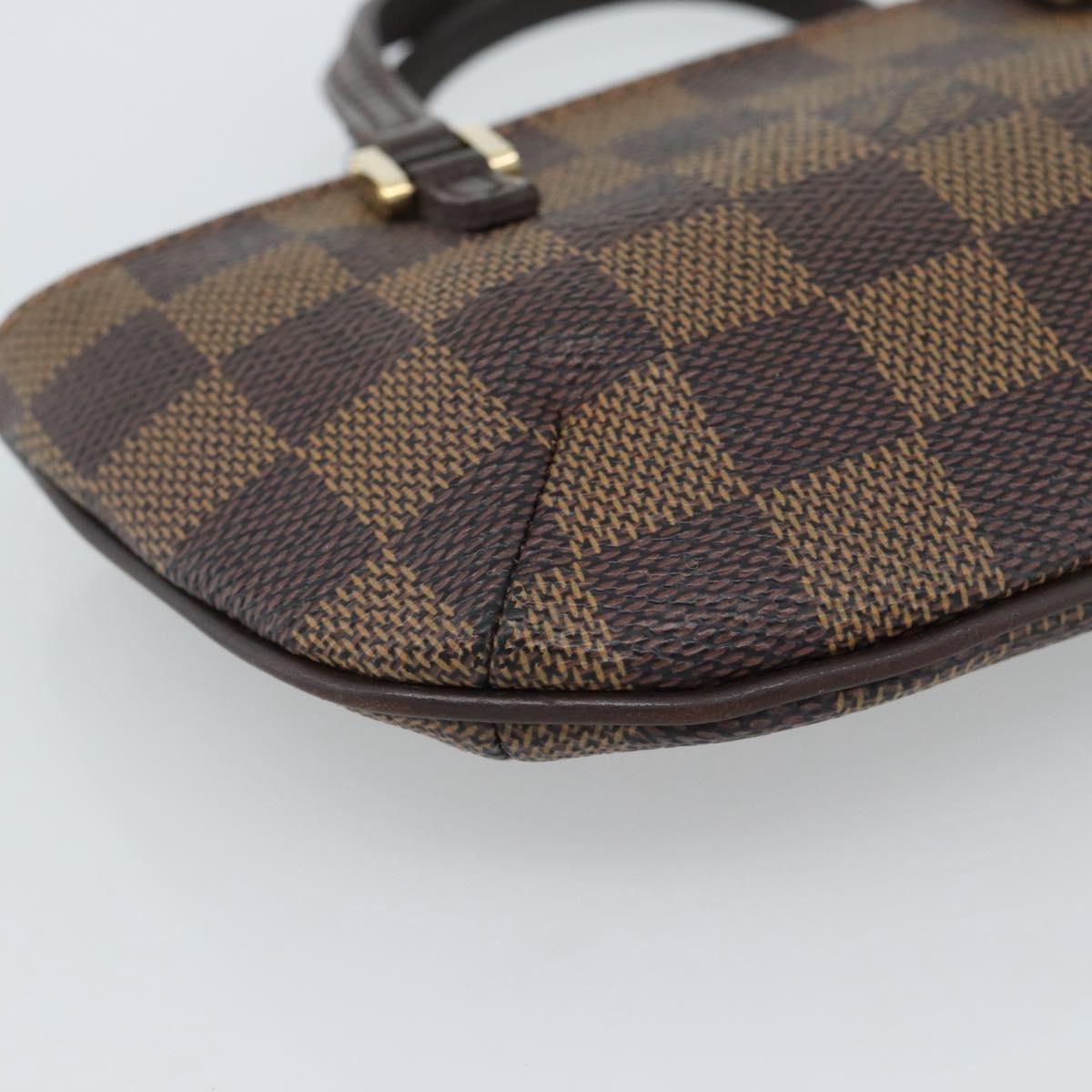 LOUIS VUITTON Damier Ebene Manosque GM Pouch N51120 LV Auth 191521A