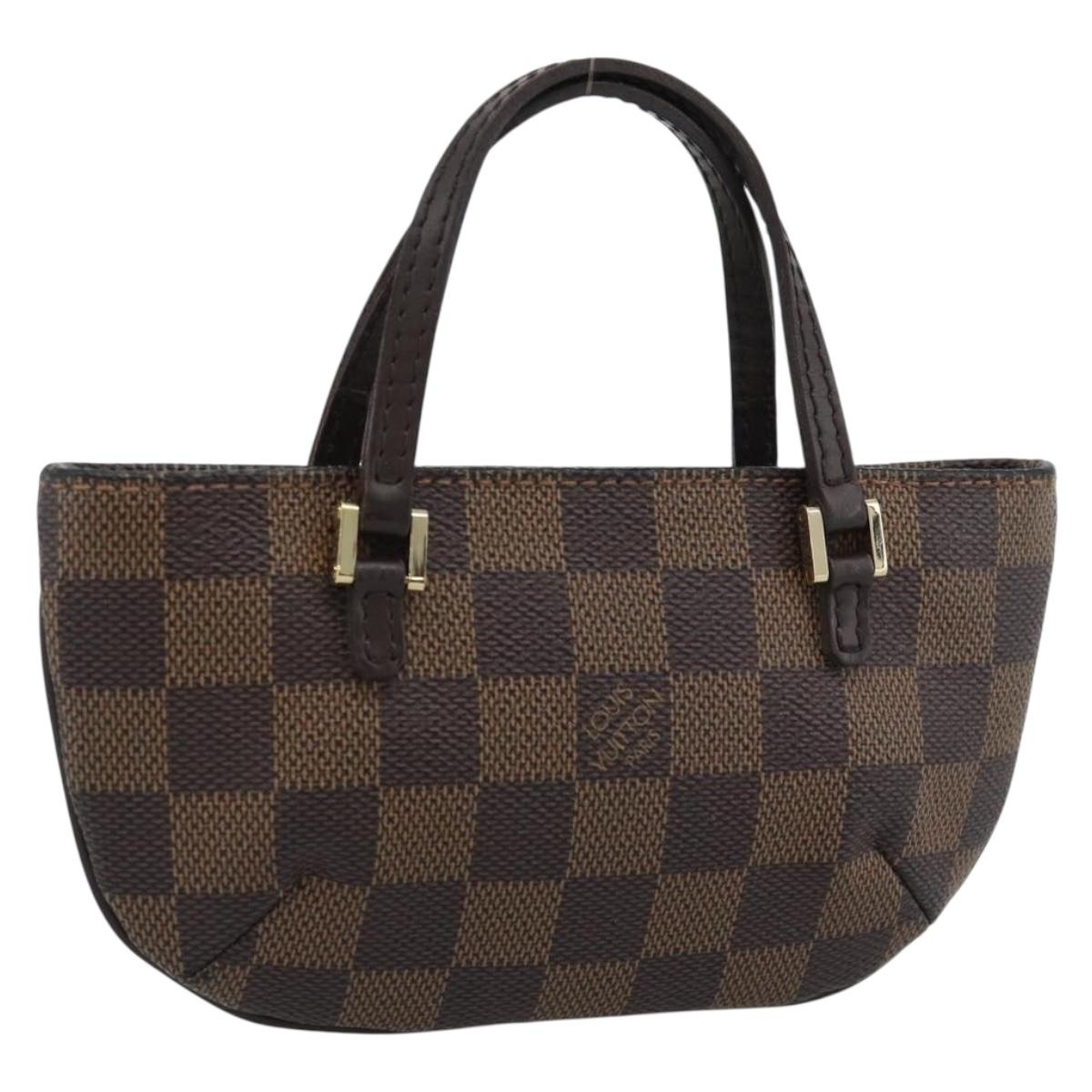 LOUIS VUITTON Damier Ebene Manosque GM Pouch N51120 LV Auth 191521A