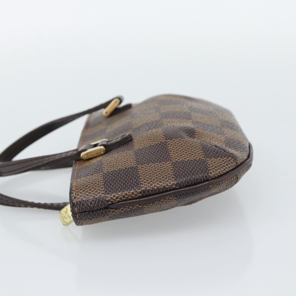 LOUIS VUITTON Damier Ebene Manosque GM Pouch N51120 LV Auth 191521A