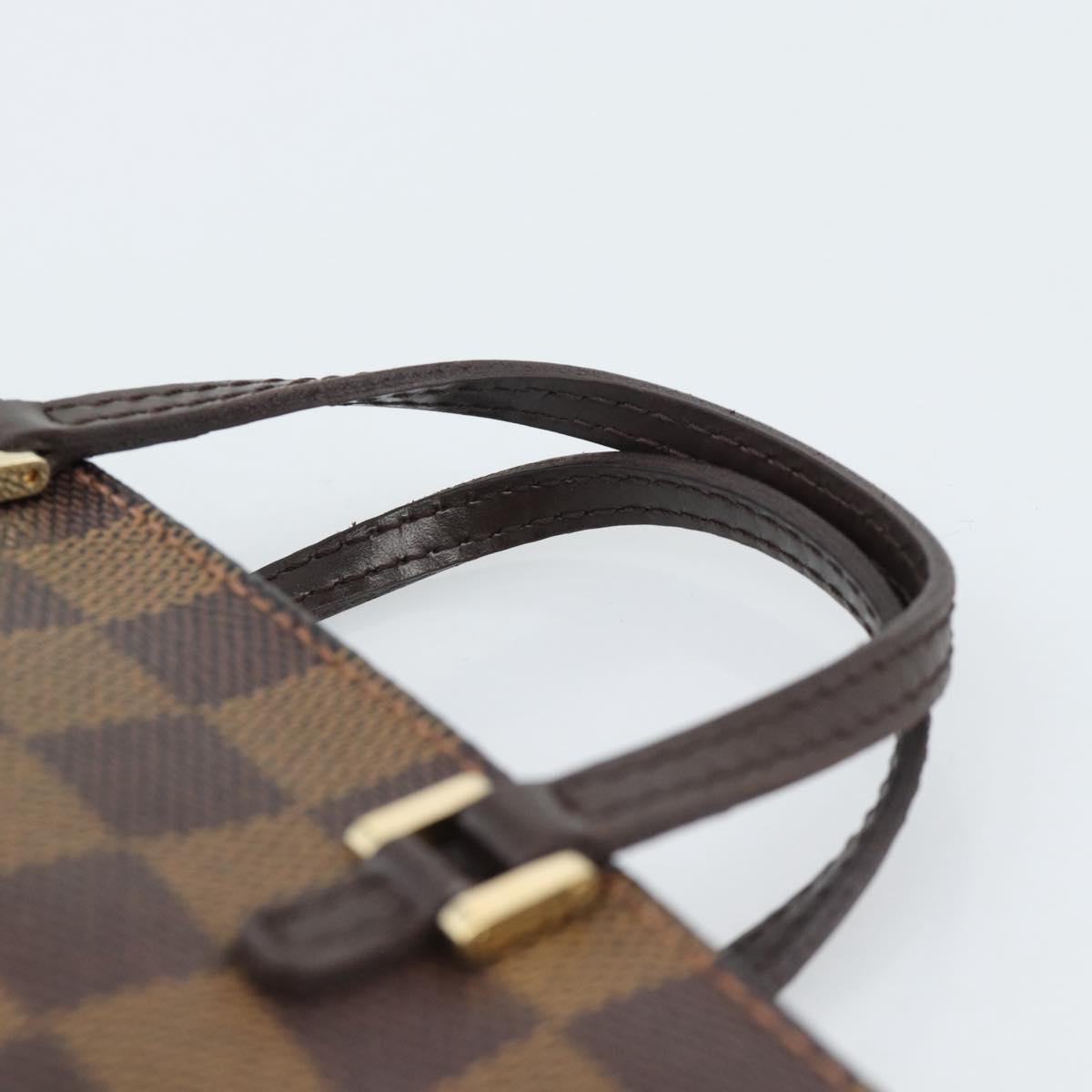 LOUIS VUITTON Damier Ebene Manosque GM Pouch N51120 LV Auth 191521A
