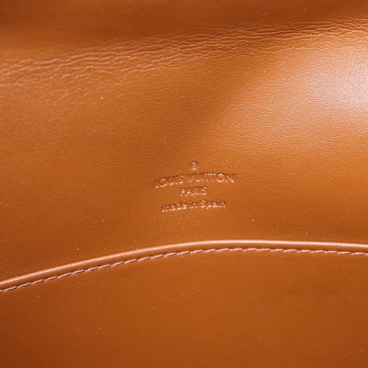 LOUIS VUITTON Monogram Vernis Thompson Street Bronze M91124 LV Auth 191522