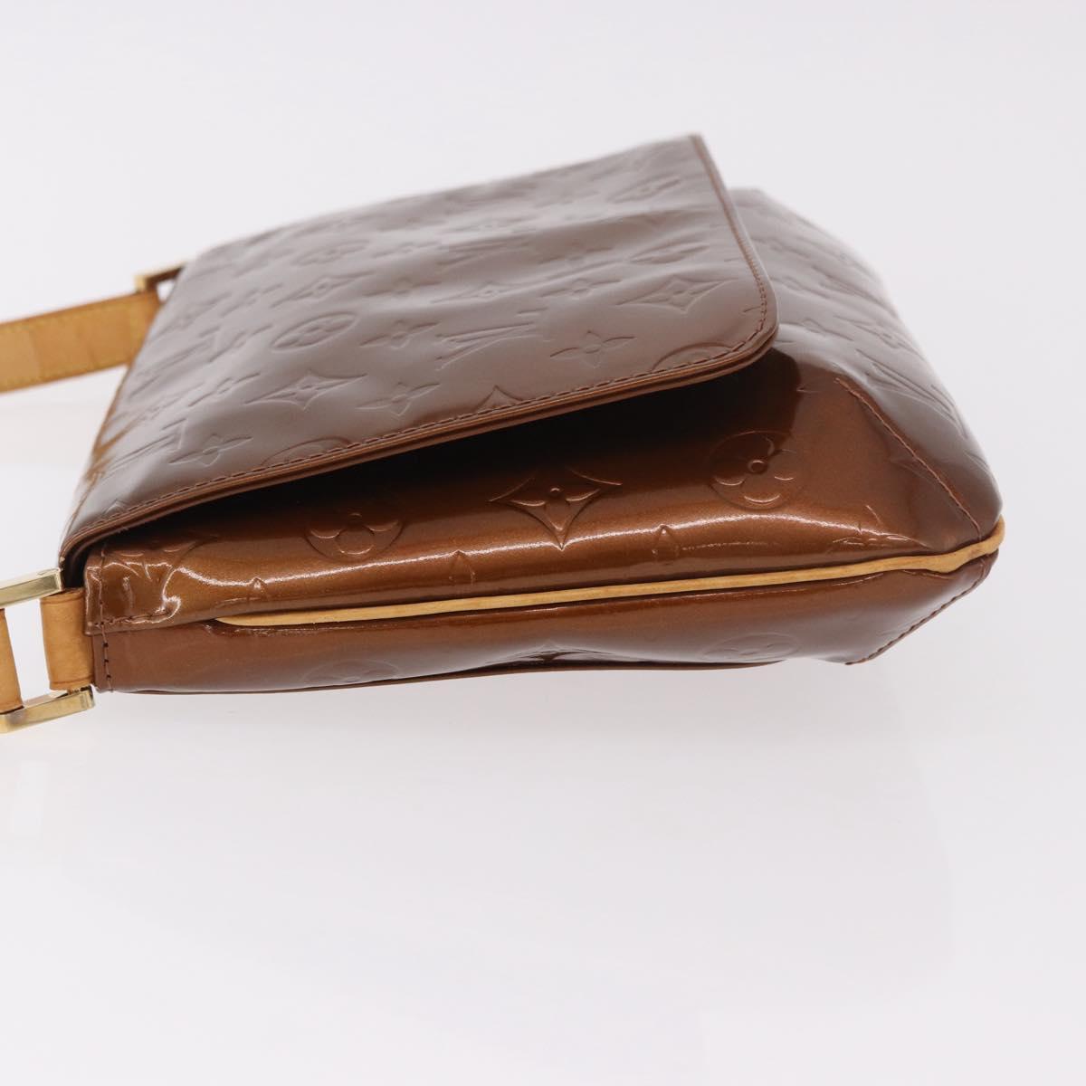 LOUIS VUITTON Monogram Vernis Thompson Street Bronze M91124 LV Auth 191522
